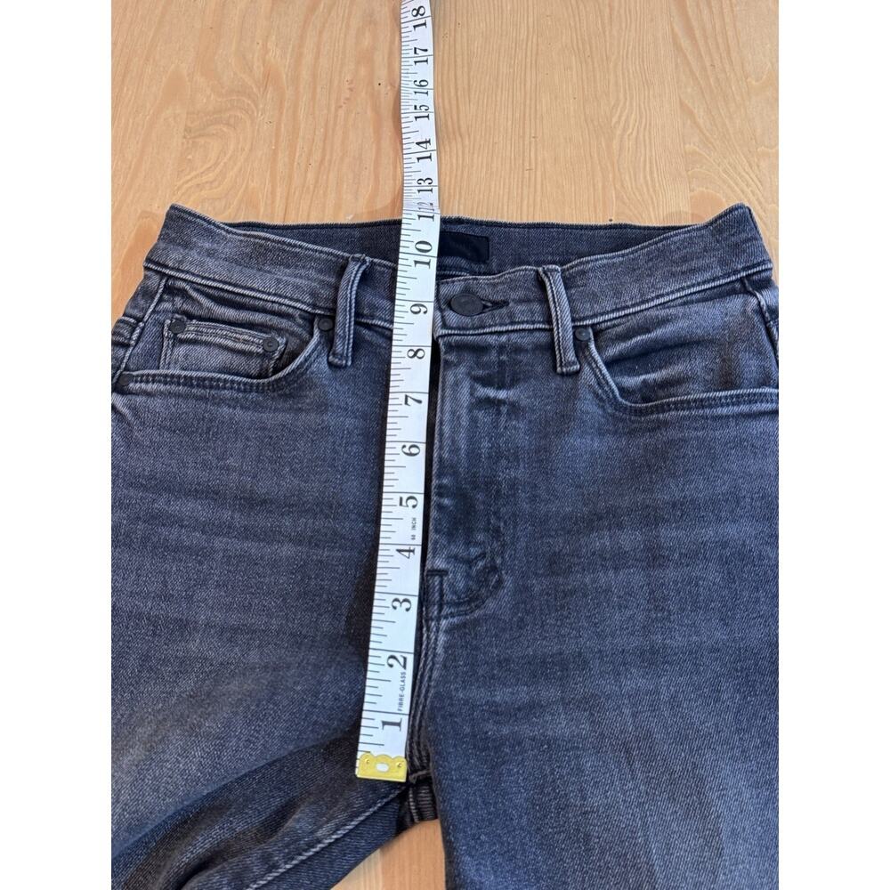 Mother The Weekender Flare Jeans Black Dark Gray Size 25 - Picture 13 of 16